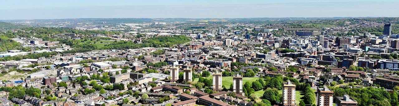 Sheffield Wide Shot of City