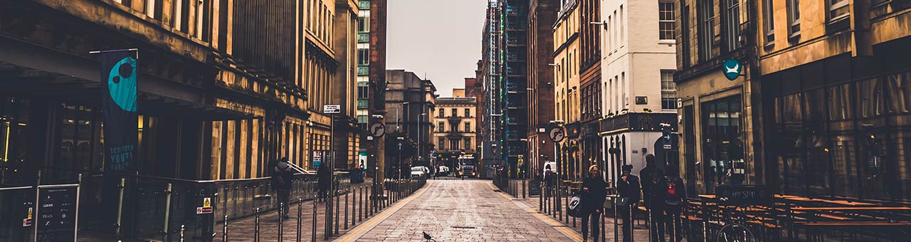 Street in a town centre
