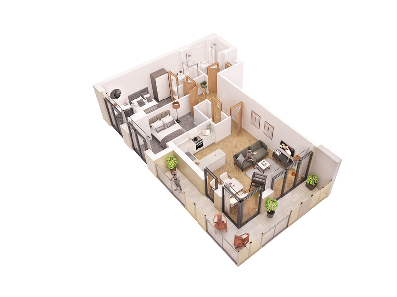 X1 Chatham Waters London Pure Investor